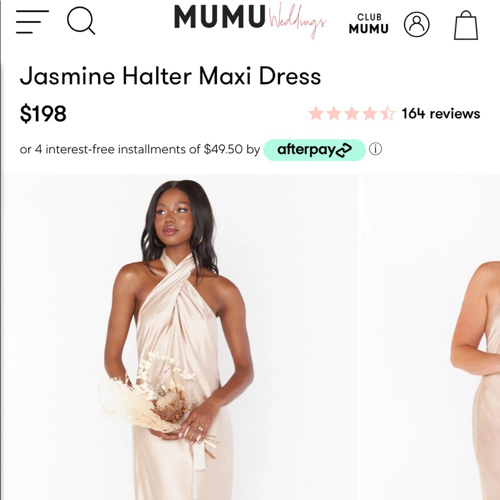 Jasmine halter dress